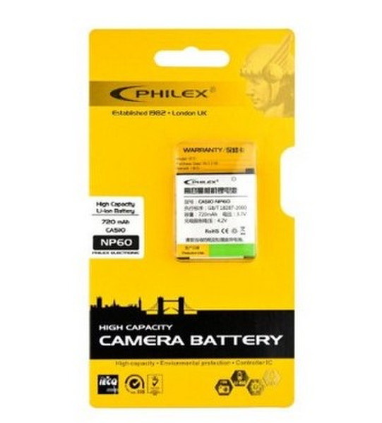 Philex CMB12016 Lithium-Ion 720mAh 3.7V Wiederaufladbare Batterie