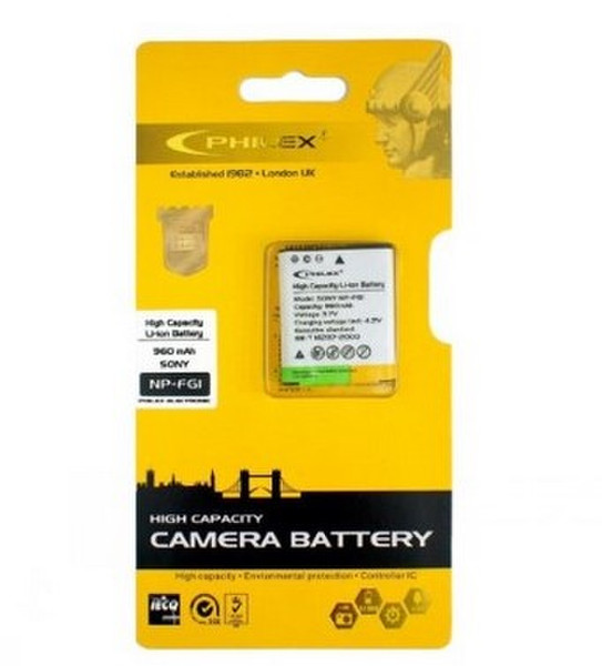 Philex CMB12001 Lithium-Ion 960mAh 3.7V rechargeable battery