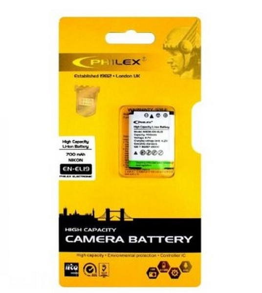 Philex CMB12015 Lithium-Ion 700mAh 3.7V rechargeable battery