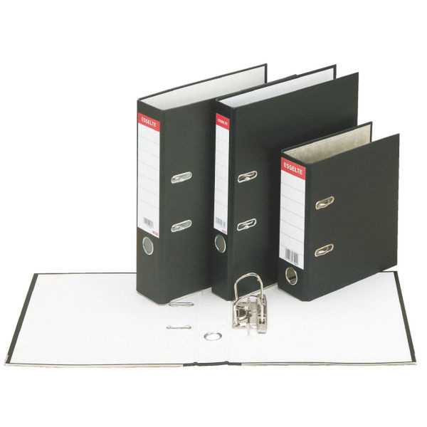 Esselte Cardboard binder Black folder