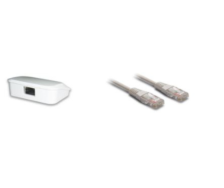 WireSlim 496023 0.3m Grey,White networking cable