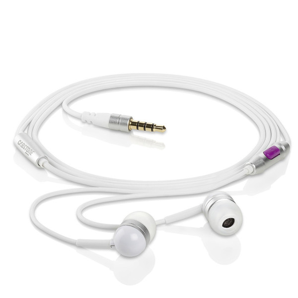 Cabstone 96013 Binaural im Ohr Weiß Mobiles Headset