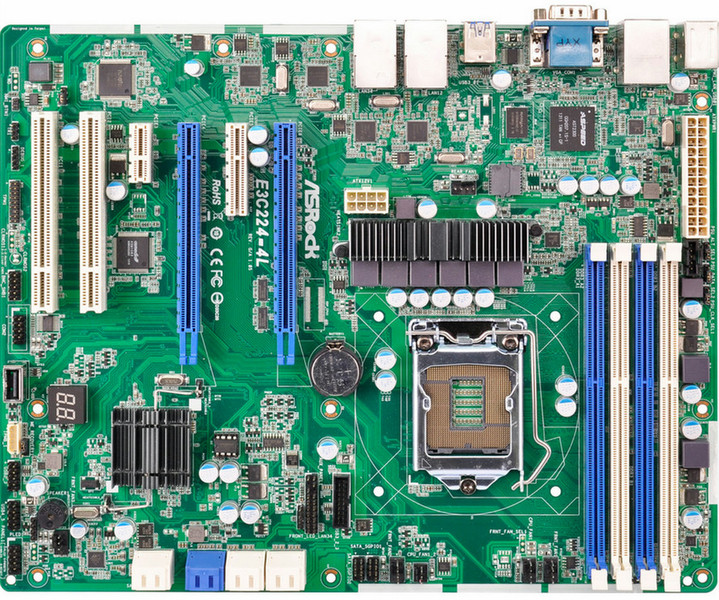 Asrock E3C224-4L Intel C224 Socket H3 (LGA 1150) ATX Server-/Workstation-Motherboard