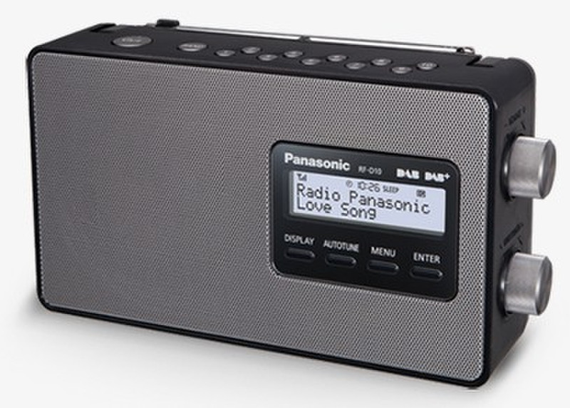 Panasonic RF-D10EB-K Portable Digital Black