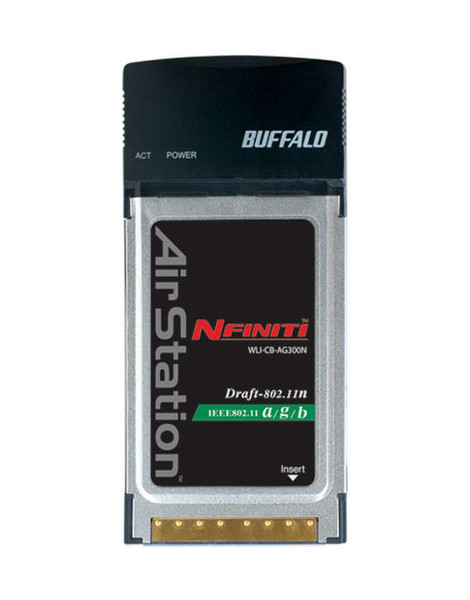 Buffalo Nfiniti WLI-CB-AG300N 300Mbit/s networking card