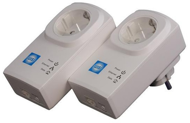 Wisi DL 500 Ethernet LAN White 2pc(s) PowerLine network adapter