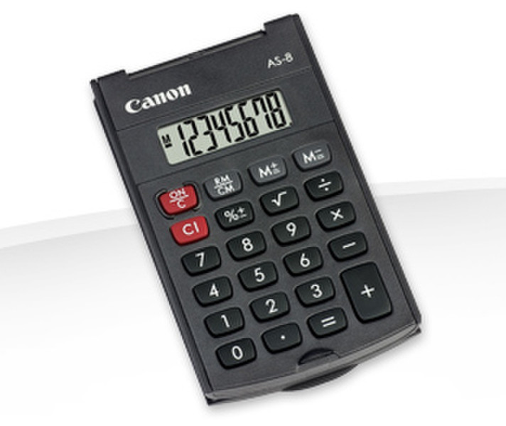 Canon AS-8 Pocket Basic calculator Black