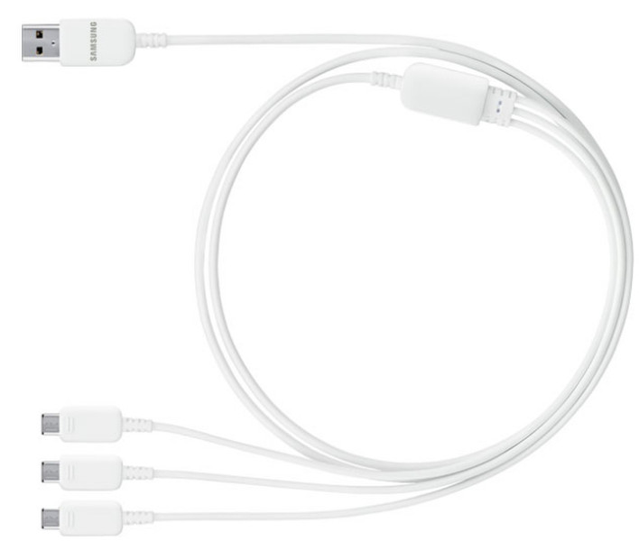 Samsung ET-TG900 USB A 3 x Micro-USB B Белый