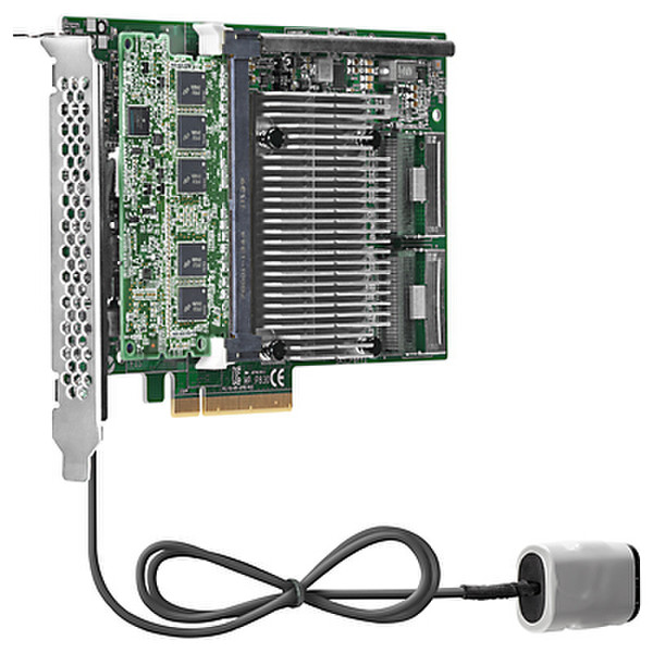 Hewlett Packard Enterprise Smart Array P830/4GB FBWC 12Gb 2-ports Int SAS PCI Express x8 3.0 12Гбит/с RAID контроллер