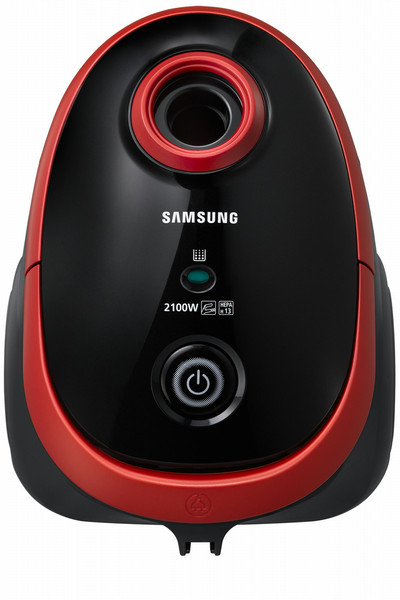 Samsung SC-5491 Zylinder-Vakuum 2.4l 2100W Schwarz, Rot Staubsauger