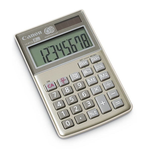 Canon LS-8TCG Pocket Display calculator Gold