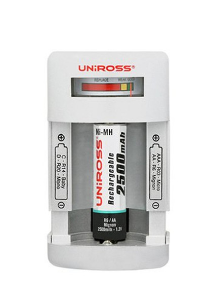 Uniross RA104588 тестер аккумуляторных батарей
