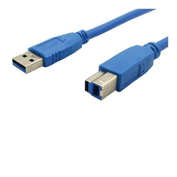 Monoprice 106508 1m USB A USB B Blue USB cable