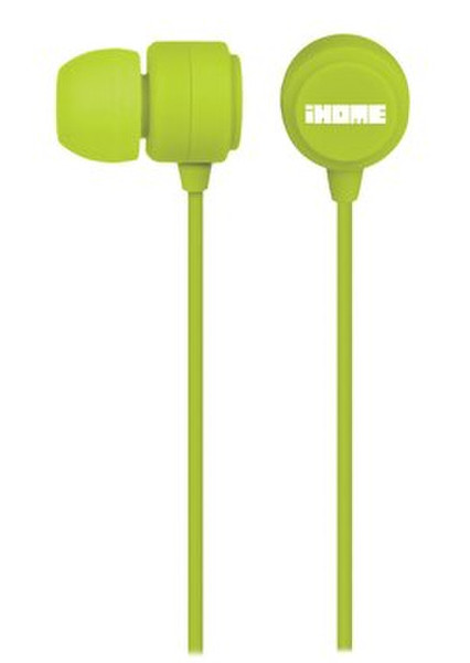 iHome IB22Q Intraaural In-ear Green headphone