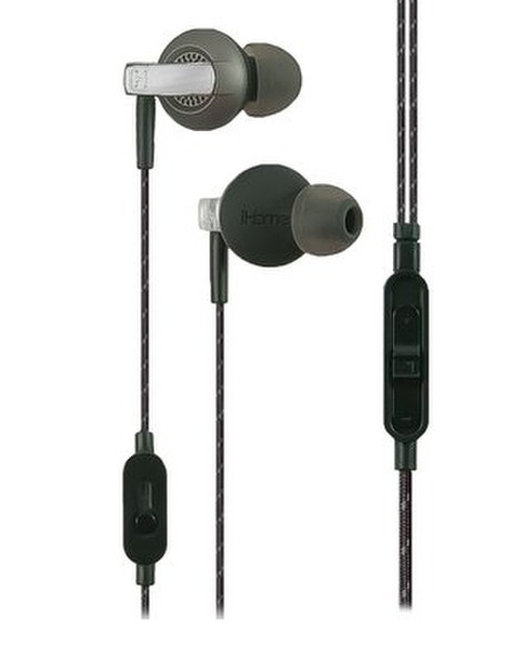iHome IB27G Binaural im Ohr Grau Mobiles Headset