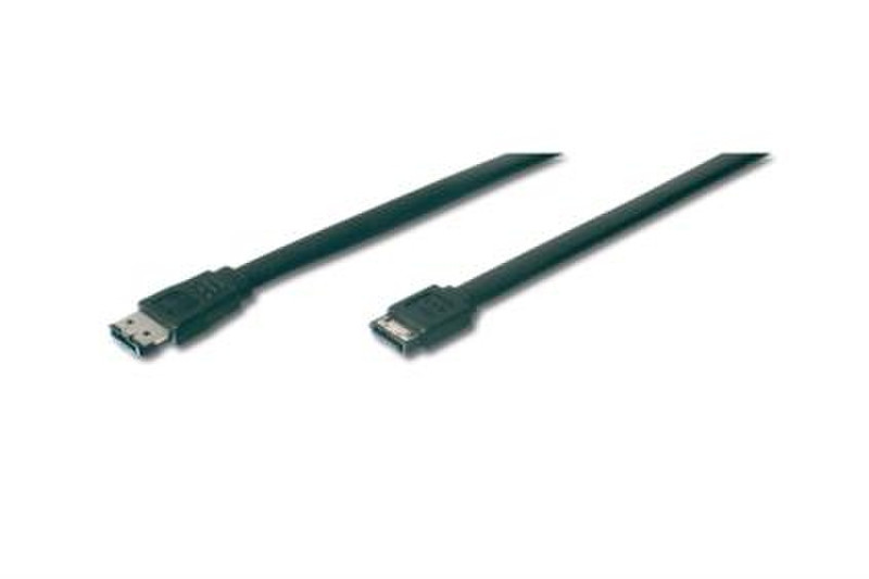 ASSMANN Electronic AK-400116-015-S 1.5m eSATA SATA 7-pin Black SATA cable