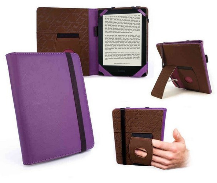 Tuff-Luv H12_21_5055261811402 Folio Purple e-book reader case