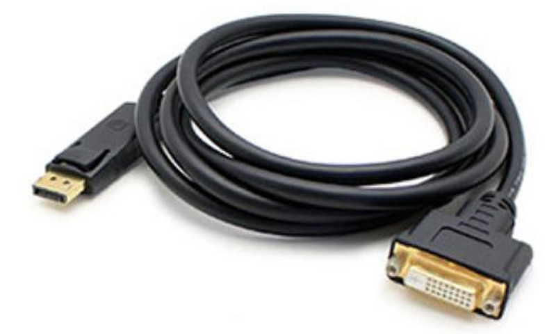 Add-On Computer Peripherals (ACP) DISPORT2DVID 0.2m DisplayPort DVI-D Schwarz Videokabel-Adapter