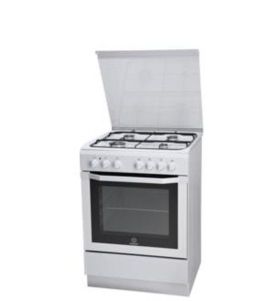 Indesit I6GSH1AF(W)/I Freestanding Gas hob A White cooker