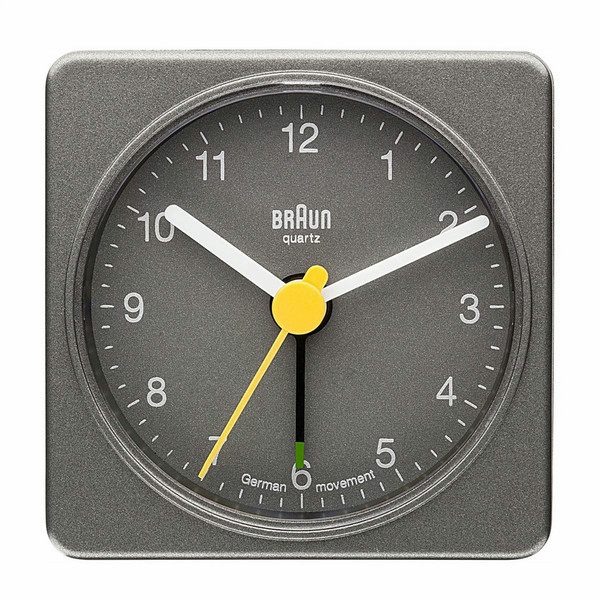 Braun BNC002GYGY Quartz table clock Grey