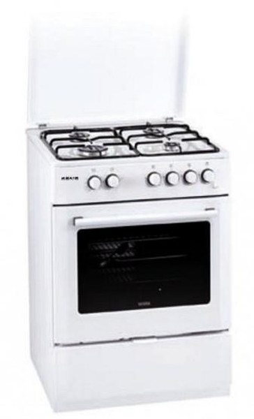 König KOGC66 Freestanding Gas hob White cooker