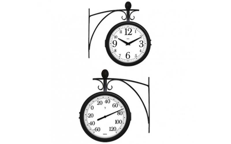 Taylor 91572 Quartz wall clock Круг Черный, Белый настенные часы