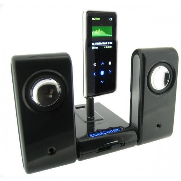 Evolve G11_3_5060143038006 Stereo 3W Schwarz Tragbarer Lautsprecher