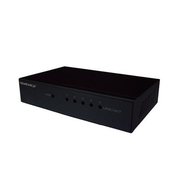 Omenex 491962 Gigabit Ethernet (10/100/1000) Черный сетевой коммутатор