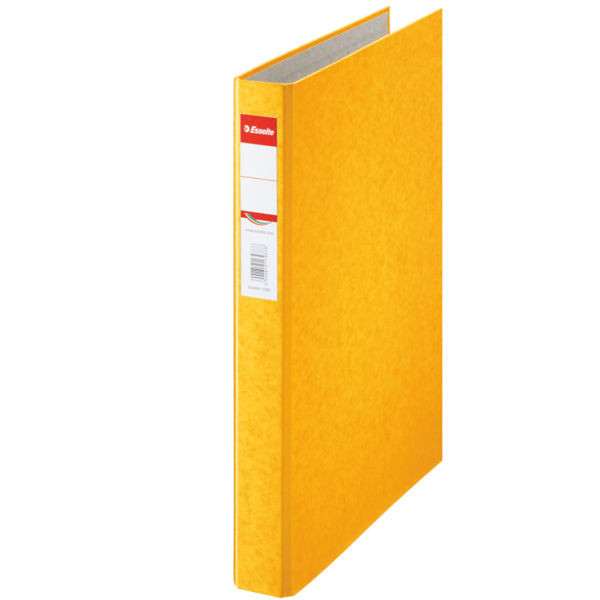 Esselte Cardboard ring binder Rainbow, 25mm Yellow ring binder