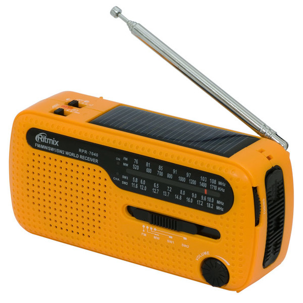 Ritmix RPR-7040 Персональный Цифровой Оранжевый радиоприемник