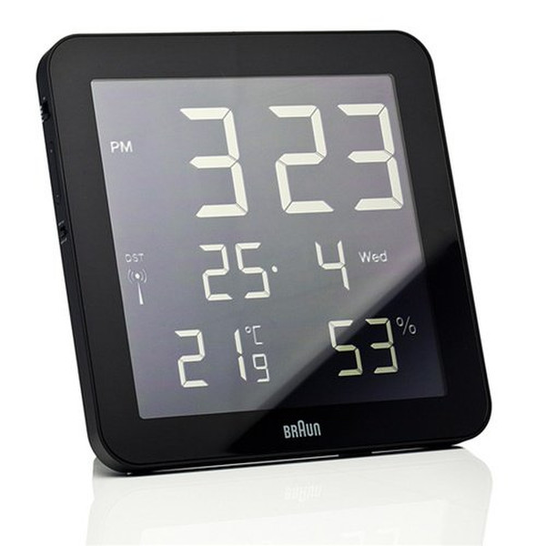 Braun BNC014-RC Digital wall clock Квадратный Черный