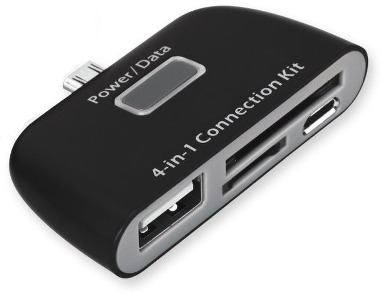 Muvit MUNTA0002 USB 2.0 Черный устройство для чтения карт флэш-памяти
