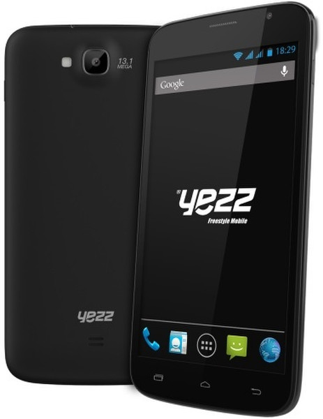 YEZZ Andy A6M 4GB Schwarz Smartphone