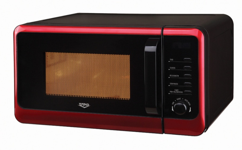 Upo M22DR Countertop 20L 800W Black,Red microwave
