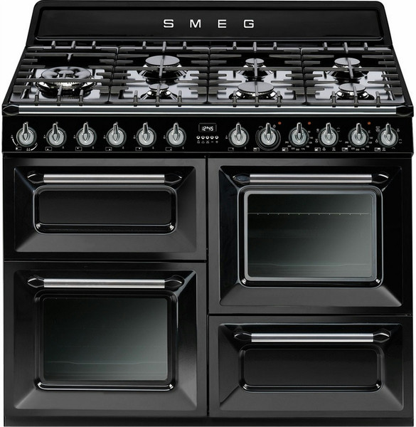 Smeg TR4110BLD Отдельностоящий Gas hob A Черный кухонная плита