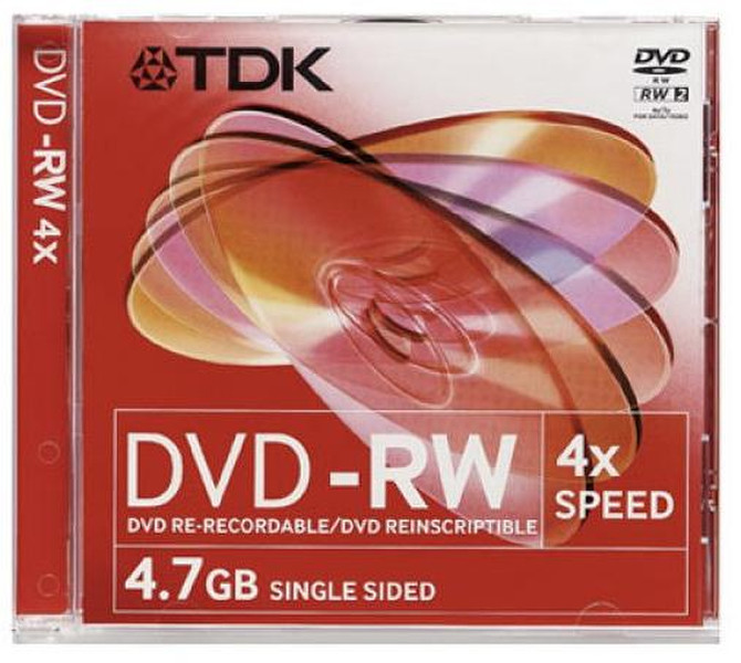 TDK DVD-RW47NEC 4.7GB DVD-RW 1pc(s) blank DVD