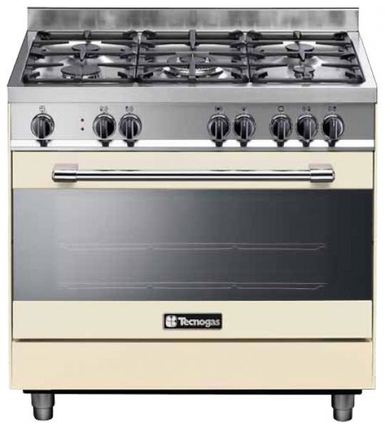 Tecnogas PT999CRS Freestanding Gas hob A Cream cooker