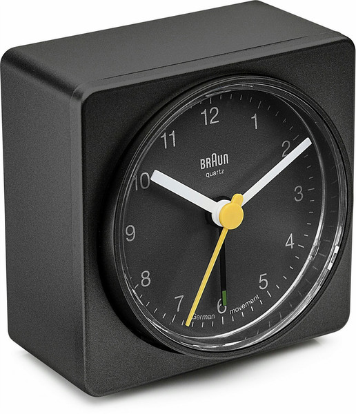 Braun BNC011 Quartz table clock Rectangular Black