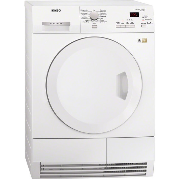 AEG T67680IH freestanding Front-load 8kg A+++ White