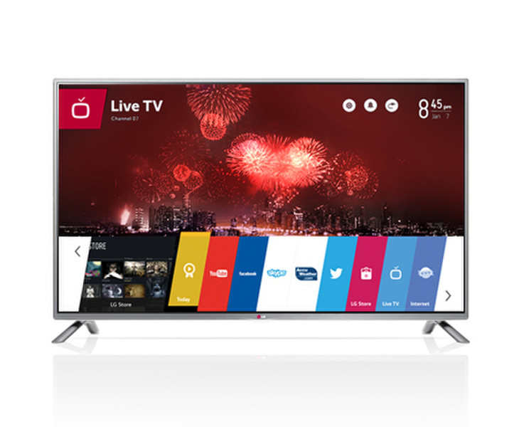 LG 55LB630V 55Zoll Full HD Smart-TV WLAN Grau LED-Fernseher