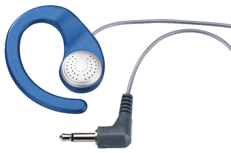 Monacor ES-10 Supraaural Ear-hook Blue headphone