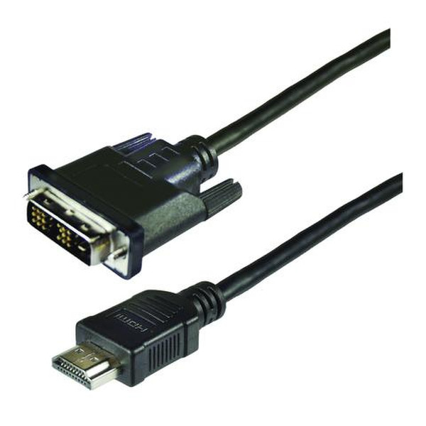 Arista 58-7727 1.8м HDMI DVI Черный адаптер для видео кабеля