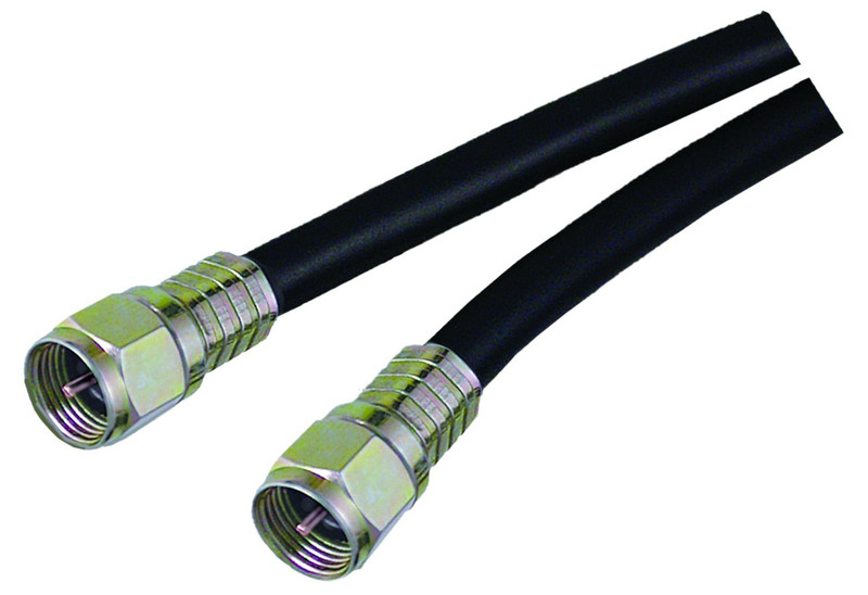 Arista 58-921 7.6м F Connector F Connector Черный коаксиальный кабель