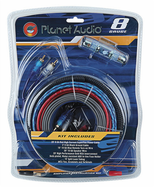 Planet Audio 8GPK 9м Разноцветный аудио кабель
