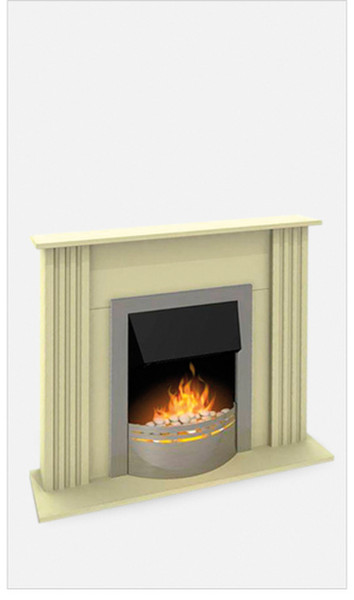 EWT optisuitE2go Built-in fireplace Electric Cream