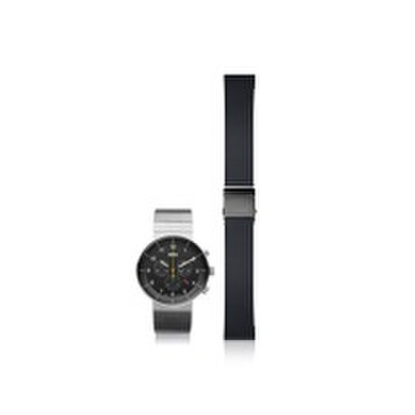 Braun BN0095 IPB BT Watch bracelet Edelstahl Schwarz, Edelstahl Uhrenarmband