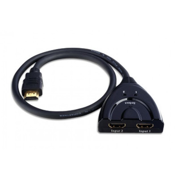 Techly HMDI Switch 2 In 1 Out with Cable IDATA HDMI-21D