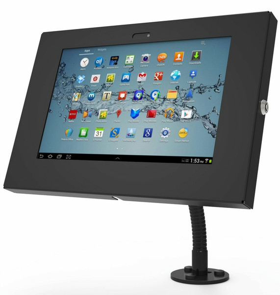 Compulocks Galaxy Tab1/Tab2/Note 10.1 Enclosure Flex Arm Wall Mount Black holder