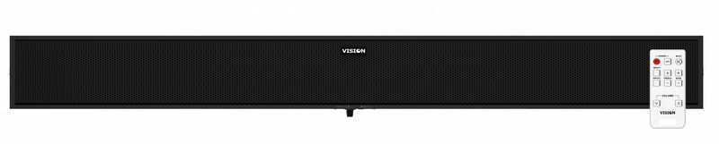 Vision SP-2000P Wired 2.0 30W Black soundbar speaker