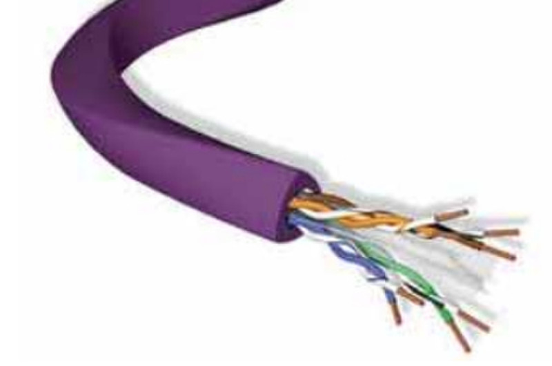 Brand-Rex AC6U-HF1-500VT 500м U/UTP (UTP) Фиолетовый сетевой кабель